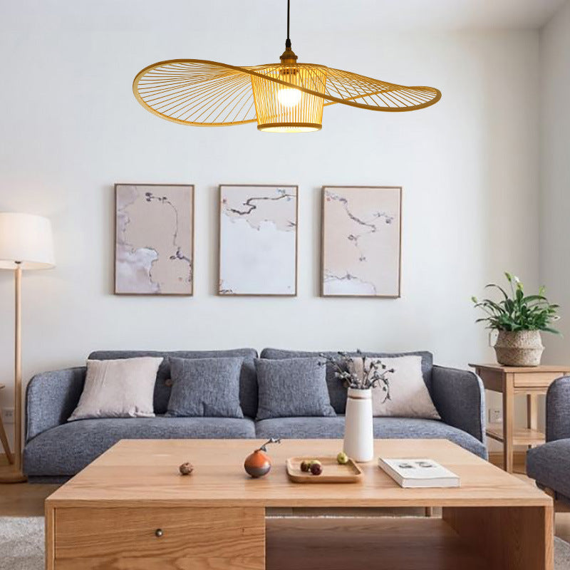 Ritta Modern LED Pendelleuchte Bambus Wohn/Esszimmer-Letslighting
