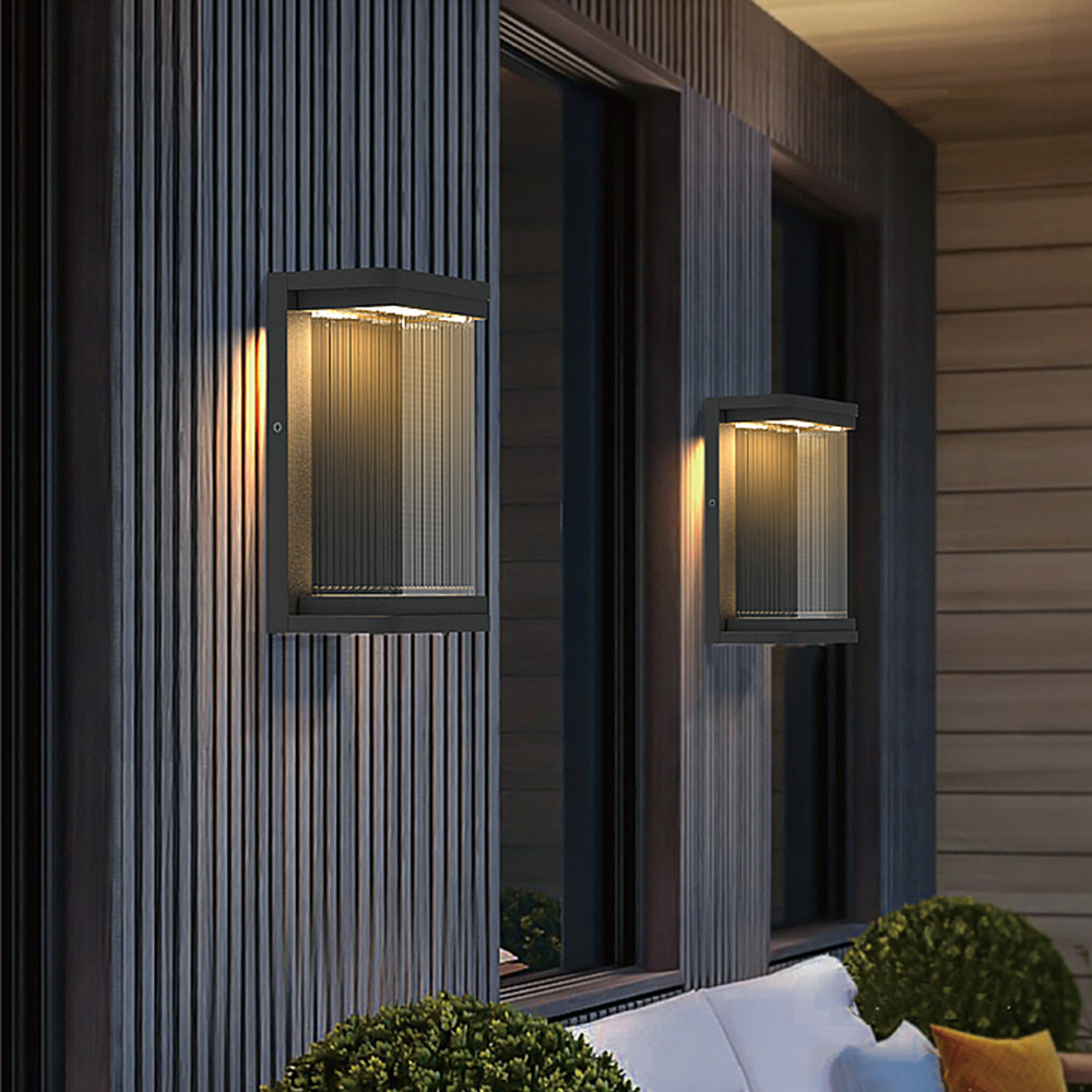 Ray Minimalistisch Außenwandleuchte für Balkon & Terrasse