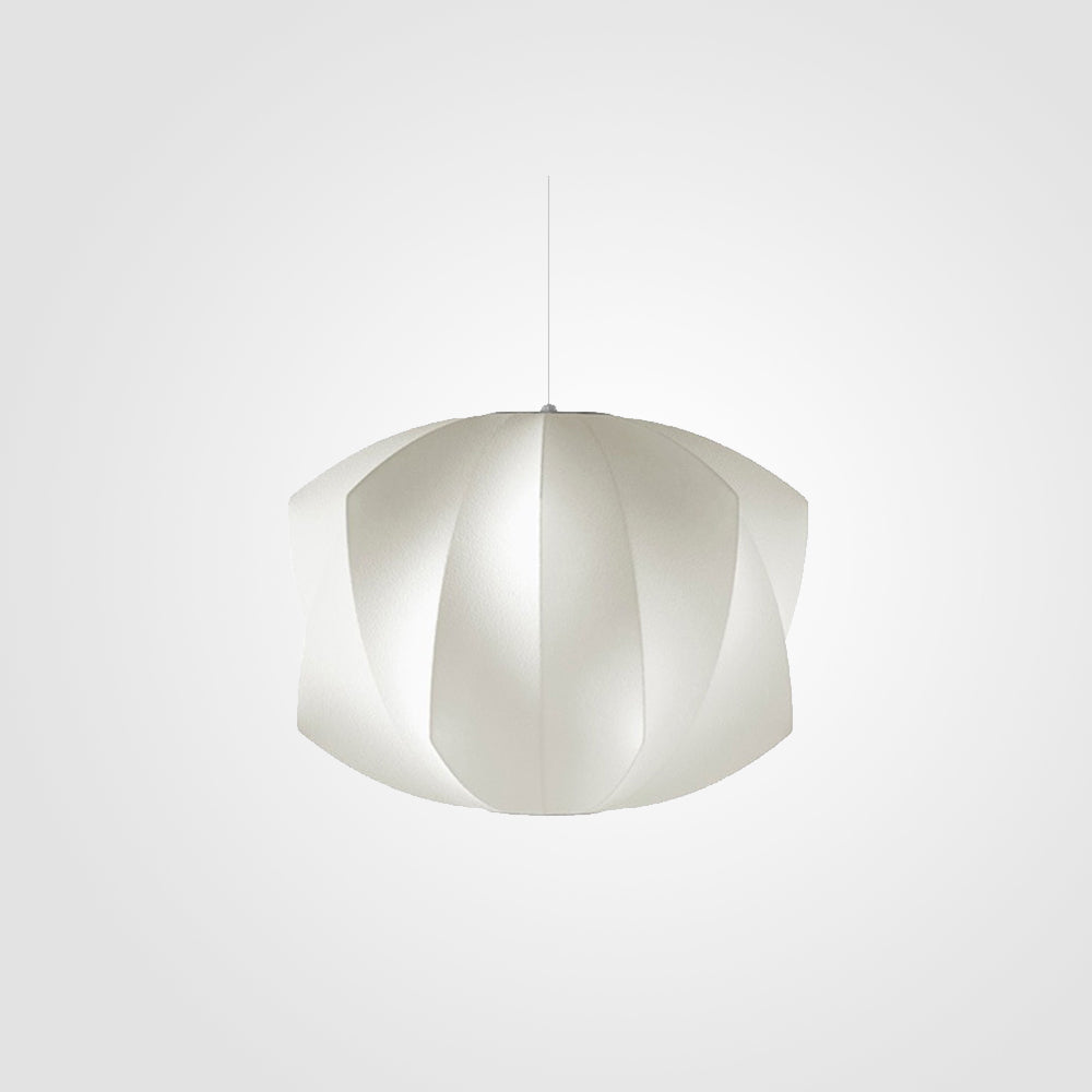 Ritta Modern LED Pendelleuchte Weiß Wohnzimmer/Esstisch Metall&Stoff-Letslighting
