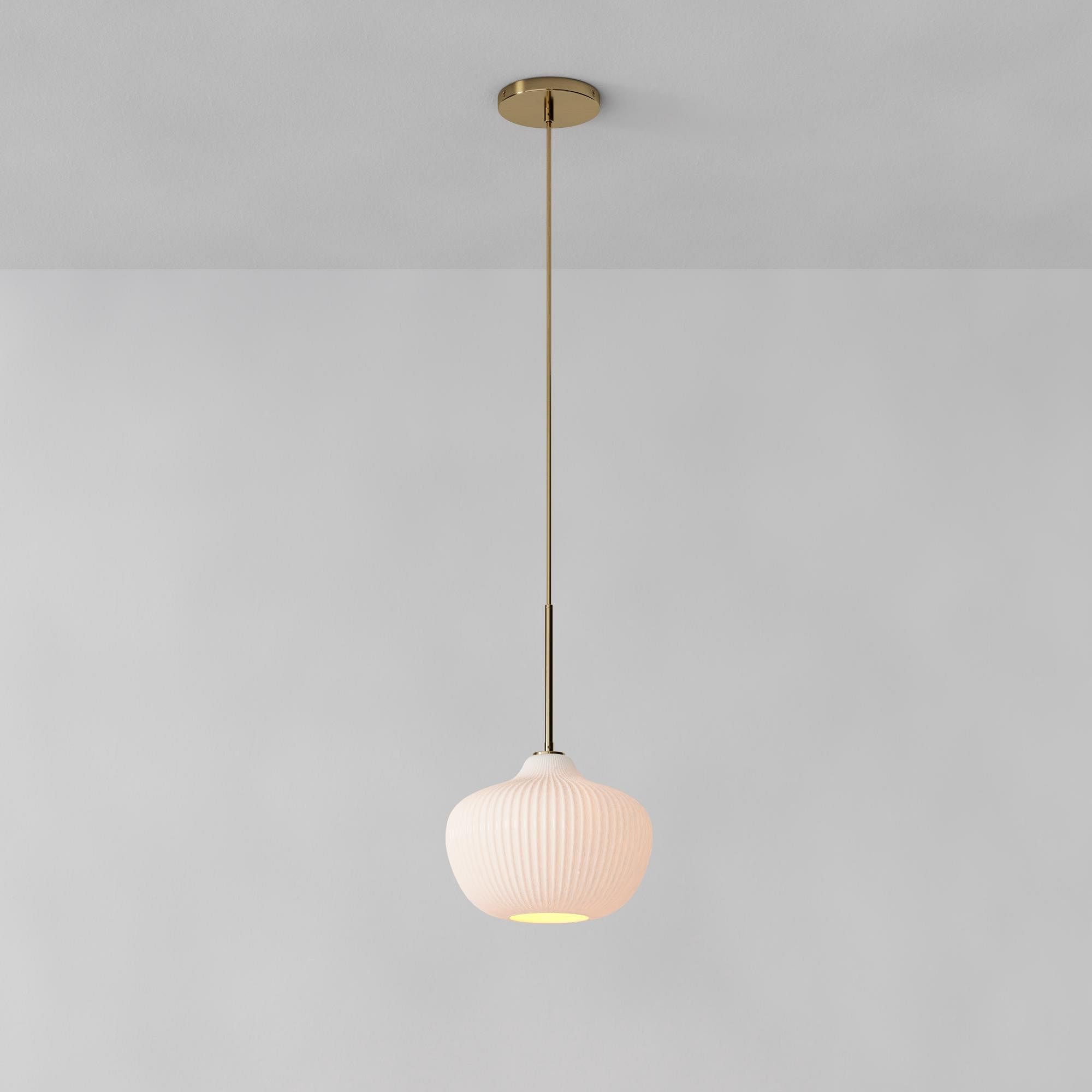 Rivrona Geriffelte Design Hängelampe aus Metall für den Innenbereich