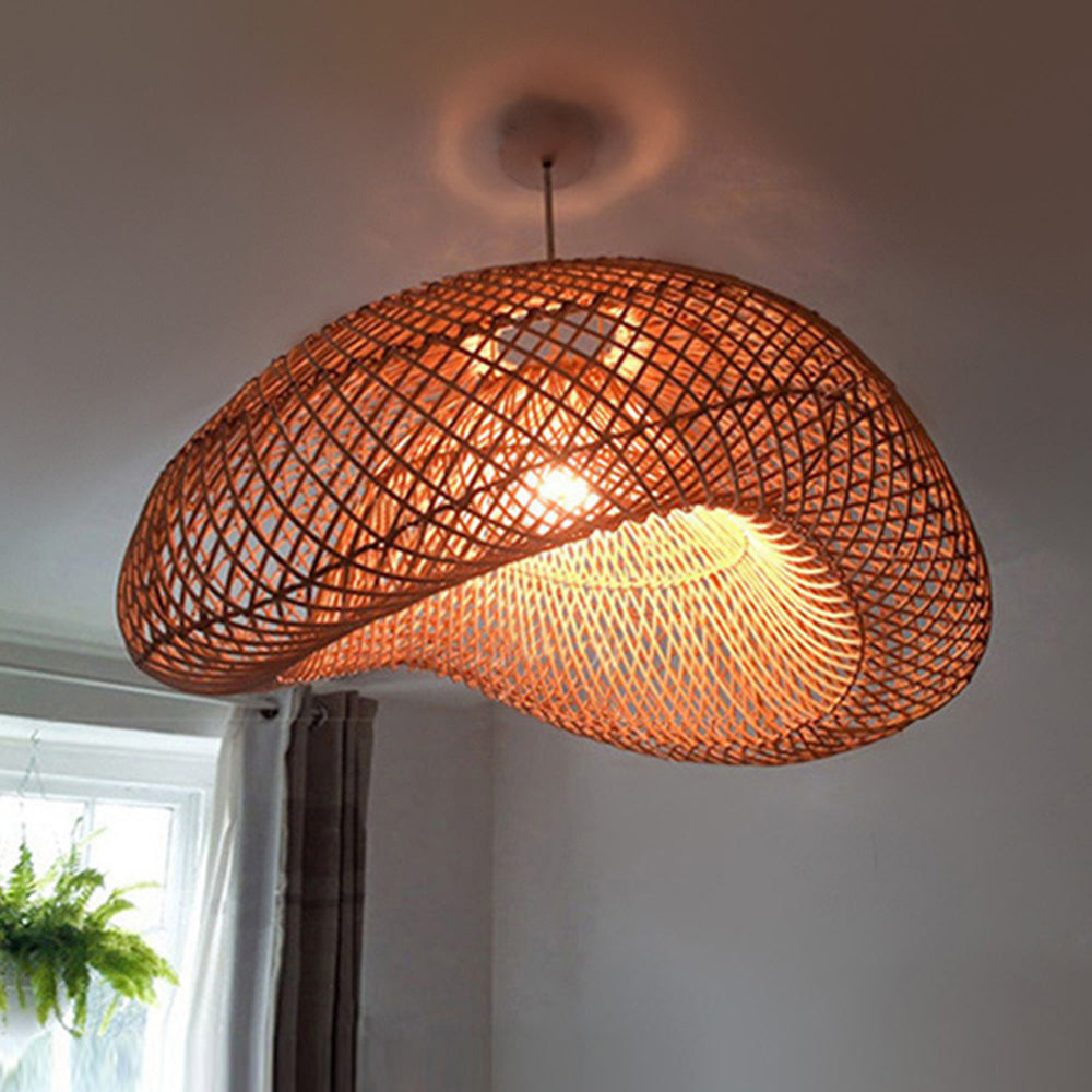 Muto Pendelleuchte, Rattan, Durchmesser 50/60/80cm