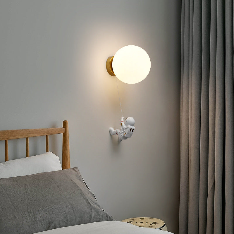 Aria Modern LEDInnenwandleuchte White Harz Kinderzimmer