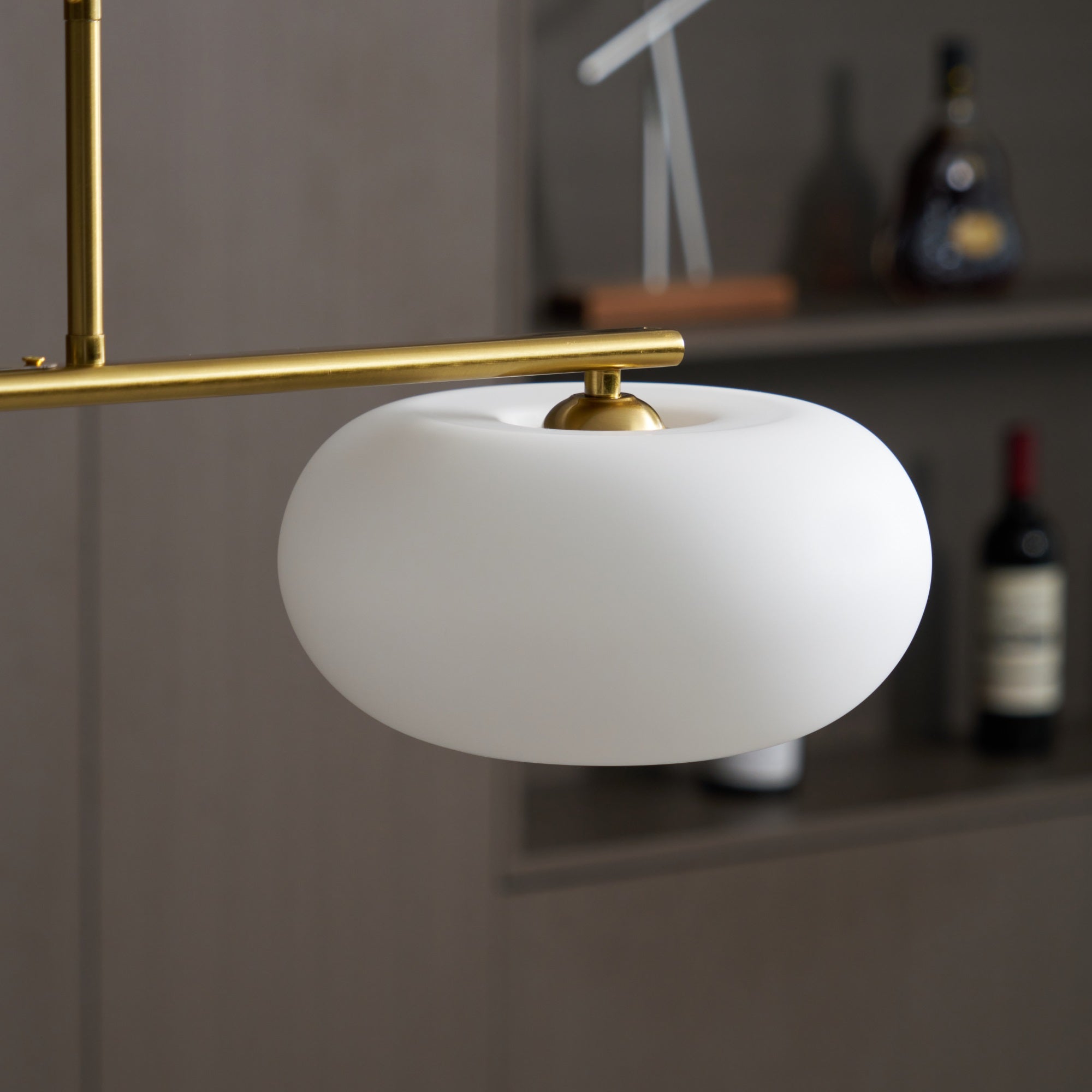 Lustra Pendelleuchte 3-Licht Kugelförmig Linear-Letslighting