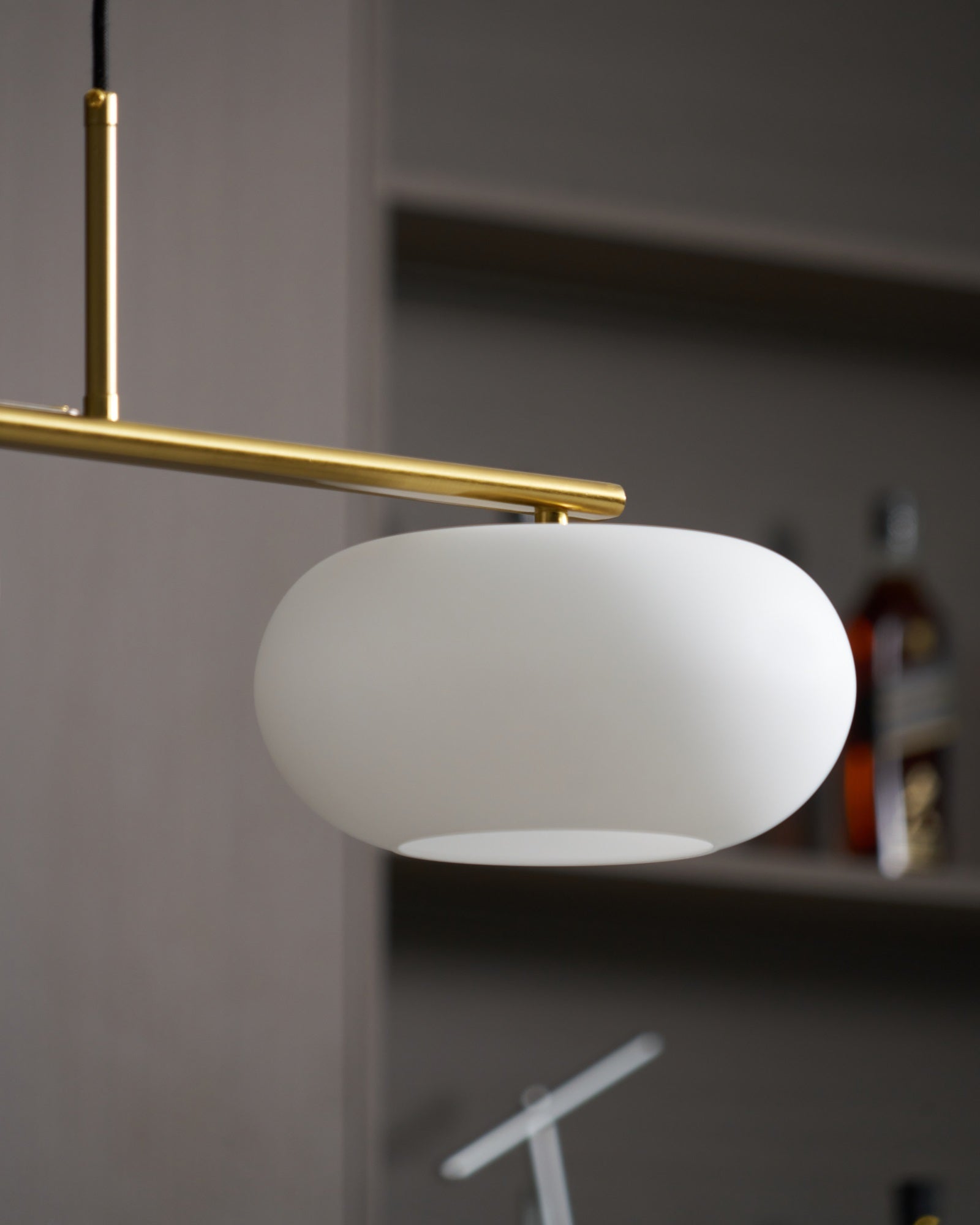 Lustra Pendelleuchte 3-Licht Kugelförmig Linear-Letslighting