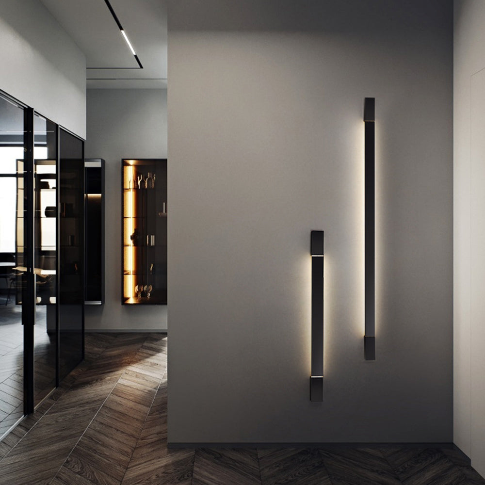 Arisha Modern Linear LED Wandleuchte Schwarz Bad/Wohn/Schlafzimmer Innen Metall&Acryl