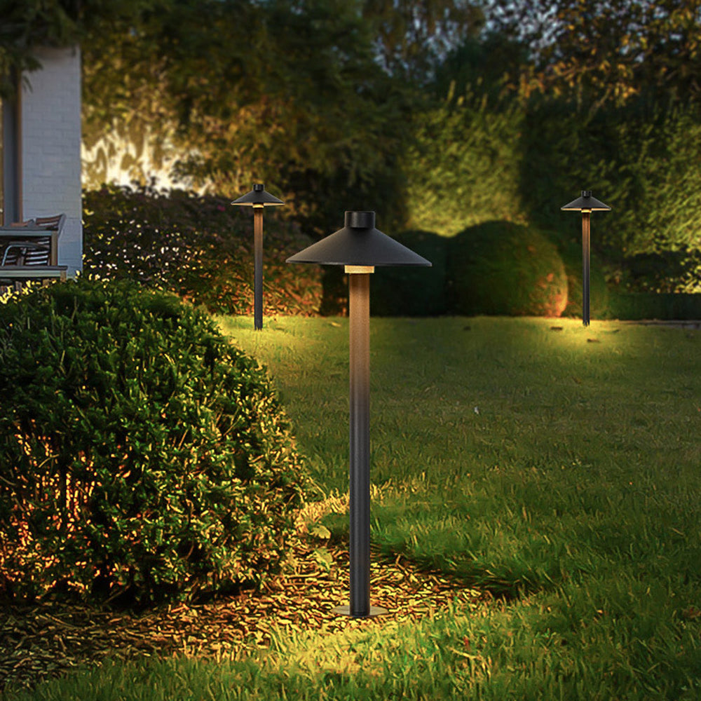 Arisha Modern Design LED Außenleuchte Solar Schwarz Garten Metall