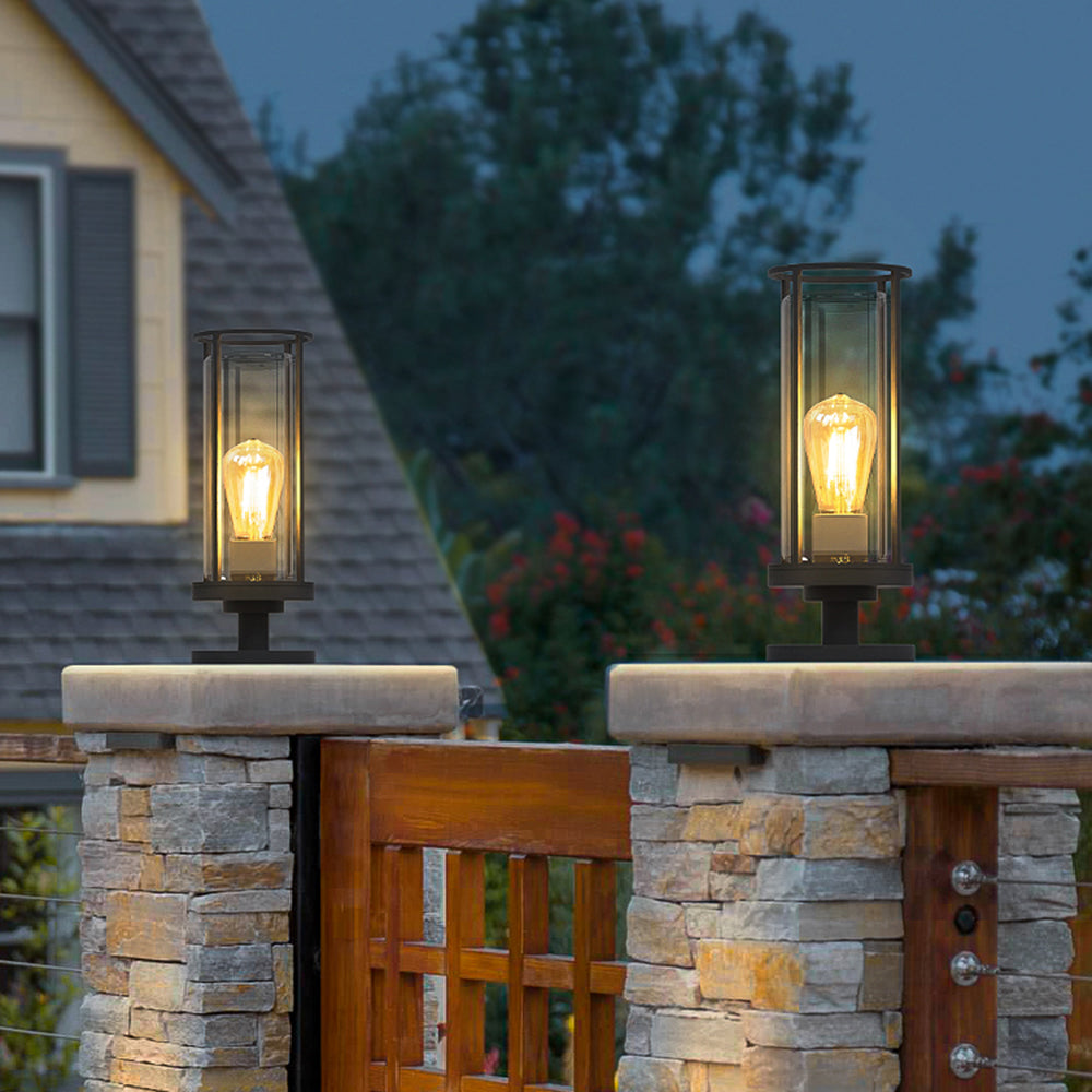 Ray ModernSolar LED Außenleuchte Schwarz Garten/Terrasse Metall Acryl