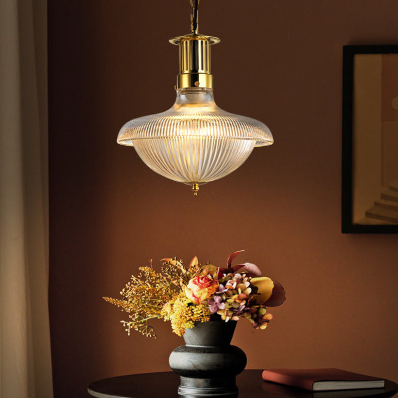 Silva Vintage Industrial LED Pendelleuchte Glas Schlafzimmer Küche