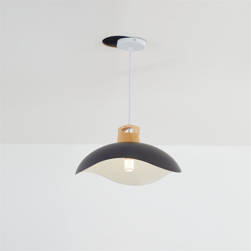 Valentina Design LED Pendelleuchte Schwarz Schlafzimmer/Esszimmer Metall