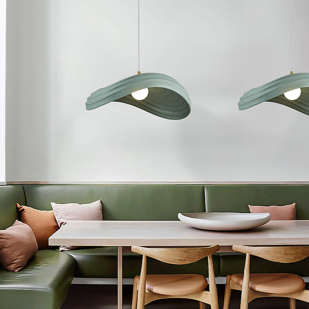 Ritta Minimalistische LED Pendelleuchte Weiß Wohnzimmer/Esszimmer