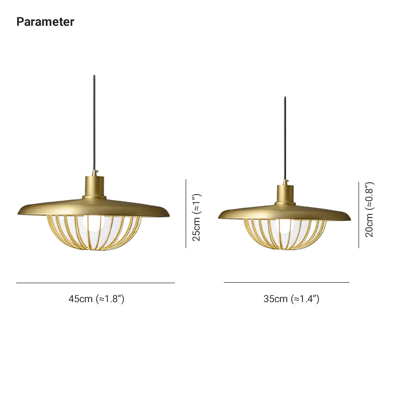 Arisha Modern LED Designer Pendelleuchte Schlafr/Wohn/Esszimmer 5 Farben Metall Durchmesser-35-45cm