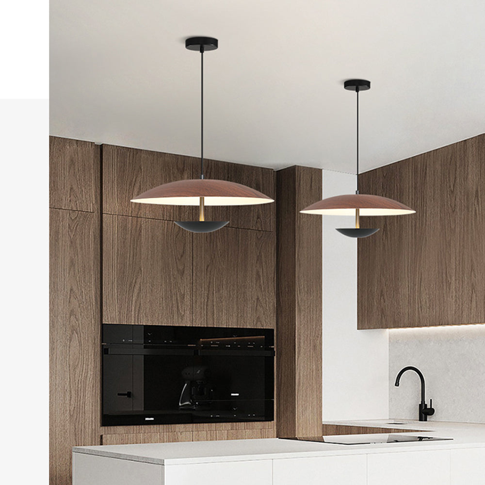 Arisha  Nodic Pendelleuchte Wohnzimmer/Schlafzimmer Holz/Braun