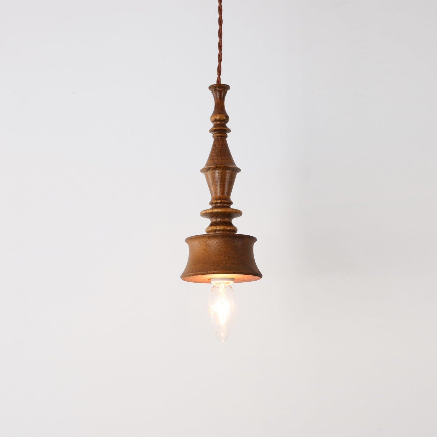 Iraeiel Vintage Minimalistisch Holz Pendelleuchte-Letslighting