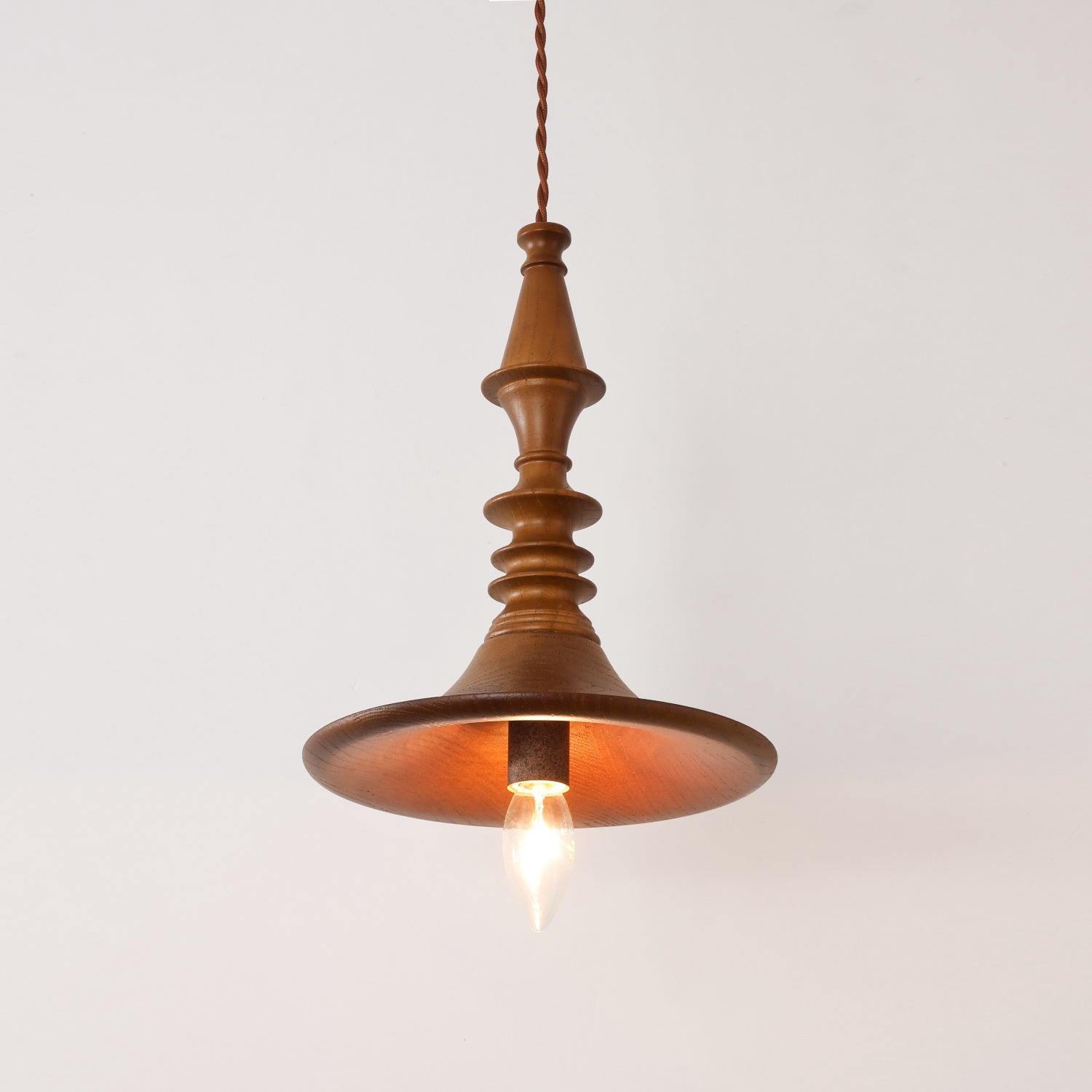 Iraeiel Vintage Minimalistisch Holz Pendelleuchte-Letslighting