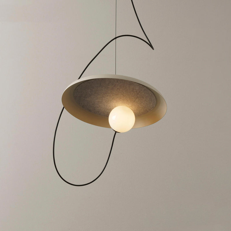 Avi Modern LED Pendelleuchte Ring Esszimmer 3 Farben Acryl/Metall