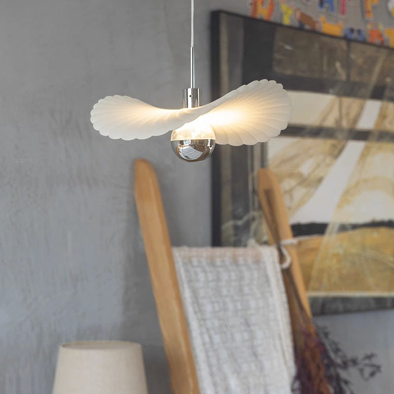 Ritta Design Feder Metall Harz LED Pendelleuchte Schlafzimmer Esszimmer-Letslighting