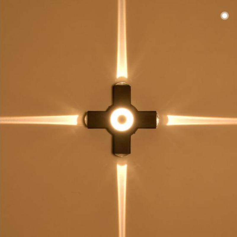 Ray Design LED Wandleuchte Innen/Außen Zweiflamming Wasserdicht Flur/Garten