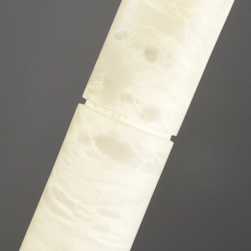 Lira Cylindrical Alabaster Pendant Light - Neutralighting