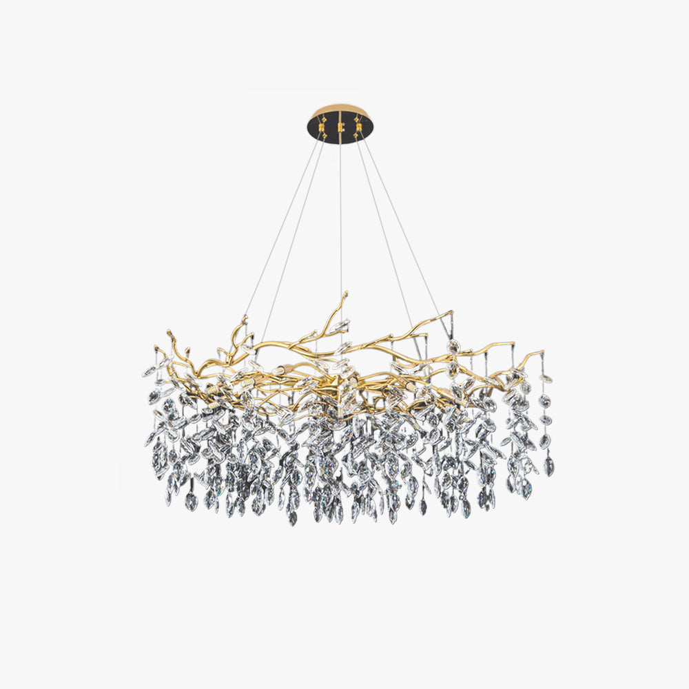 Kristy  Kronleuchter  Antiquität  LED  Gold Wohn/Schlafzimmer