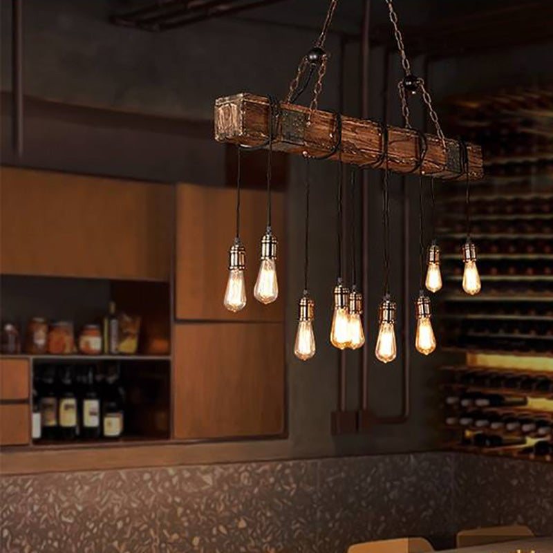 Epoch Pendelleuchte, 3 Stile für Bar/Esstisch Holz