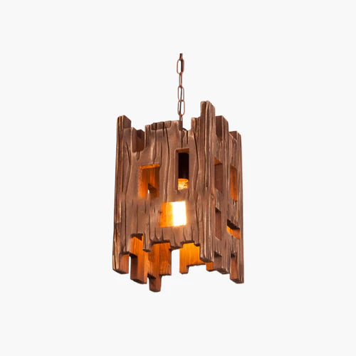 Epoch Moderne LED Pendelleuchte Holz/Metall Wohnzimmer/Esszimmer