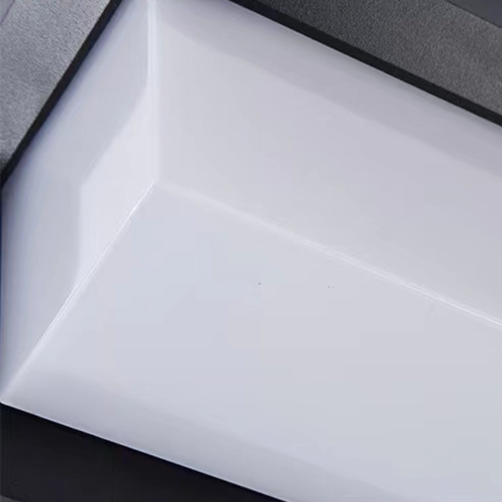 Ray Modern LED Außenwandleuchte Schwarz/Weiß Sensor Garten/Terrasse/Balkon Metall&Acryl