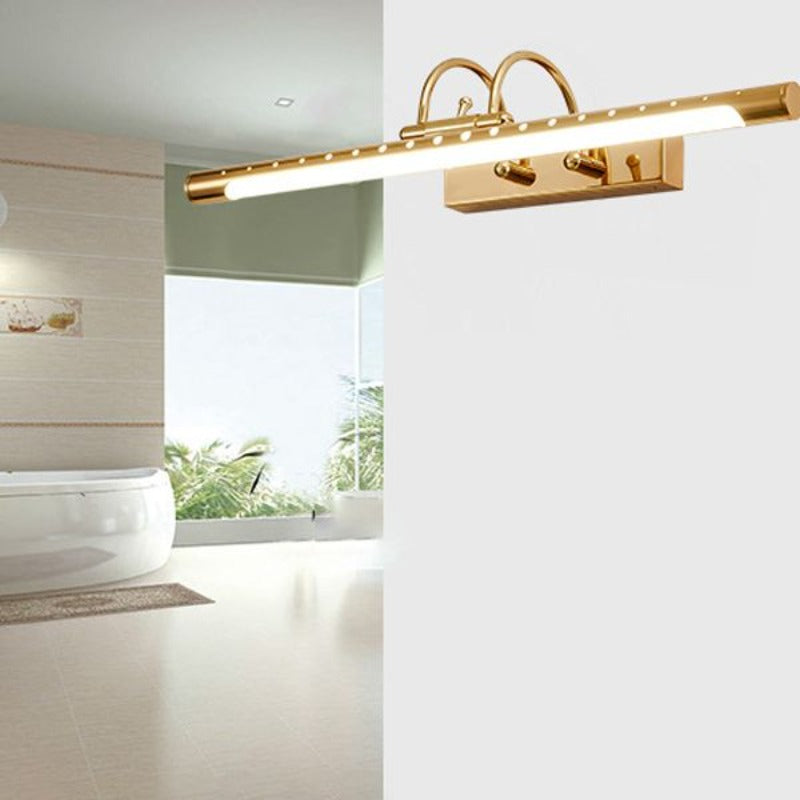Arisha Modern Linear LED Wandleuchte Gold Badezimmer/Küche Metall Acryl