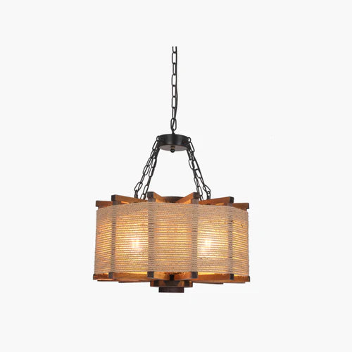 Epoch Moderne LED Pendelleuchte Wohnzimmer/Esszimmer Metall/Holz
