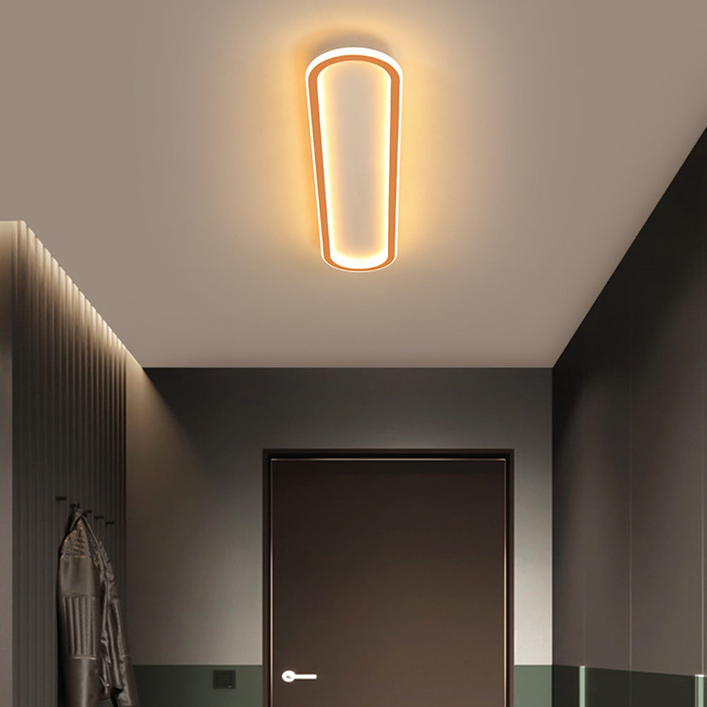 Quinn RechteckigDeckenleuchte Schwarz/Gold Schlaf/Wohnzimmer