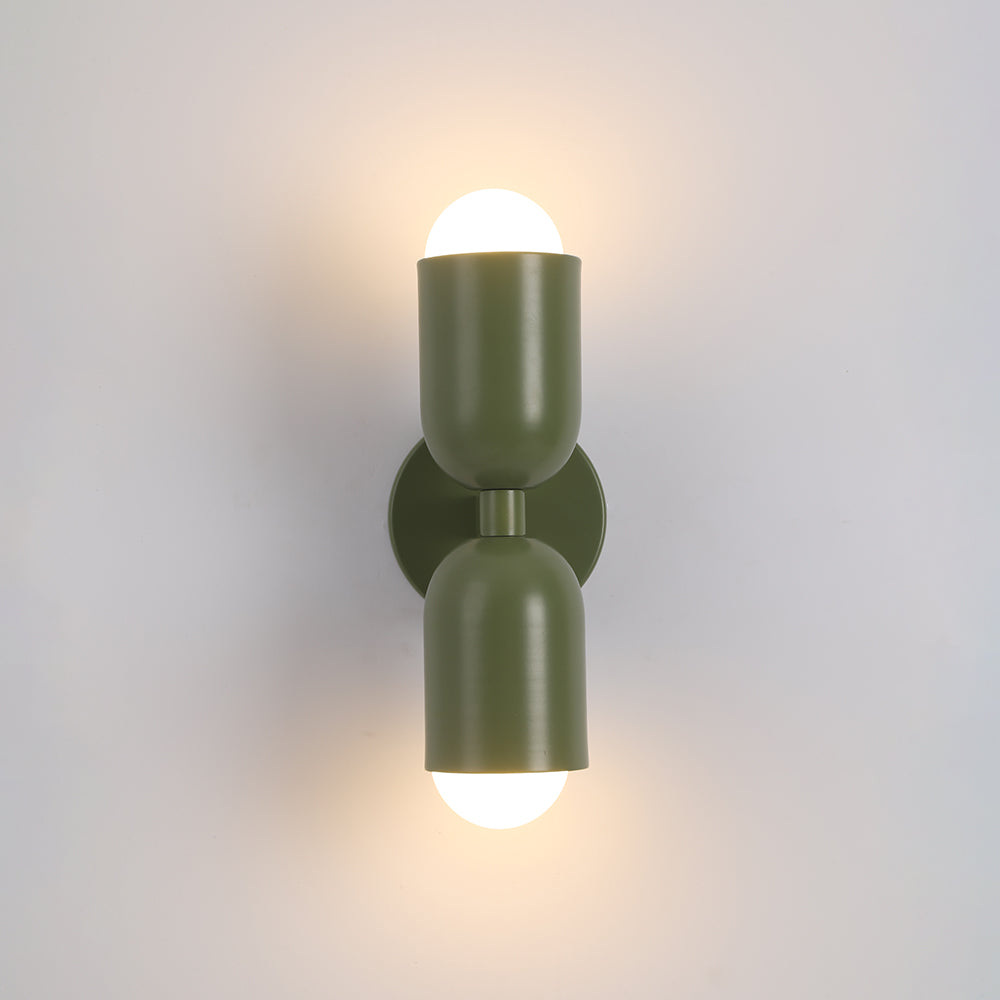 Aria  Wandleuchte 2 Flamming  Modern LED Schwarz Innen/Flur