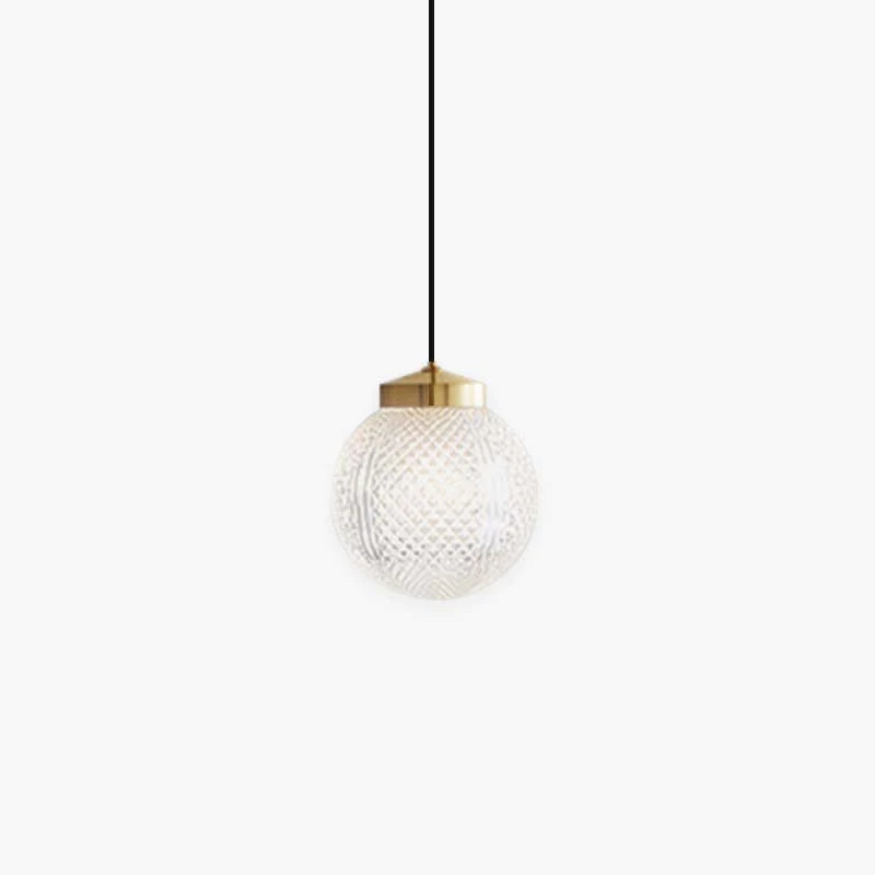 Valentina Moderne Pendelleuchte Kugel, Gold, Wohnzimmer, Metall Glas