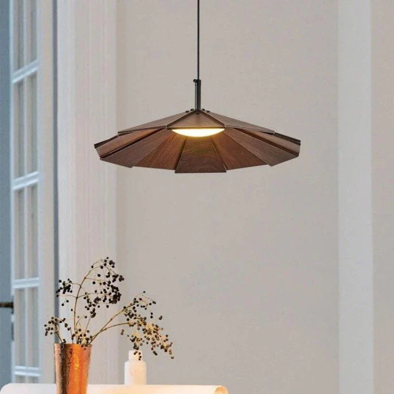 Ritta Vintage LED Pendelleuchte Walnussholz Schlafzimmer/Bar/Teezimmer-Letslighting