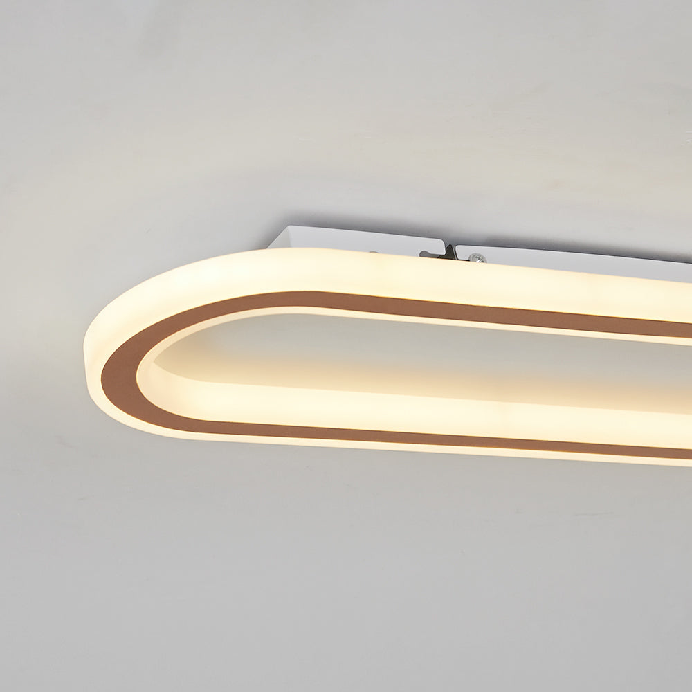 Quinn RechteckigDeckenleuchte Schwarz/Gold Schlaf/Wohnzimmer
