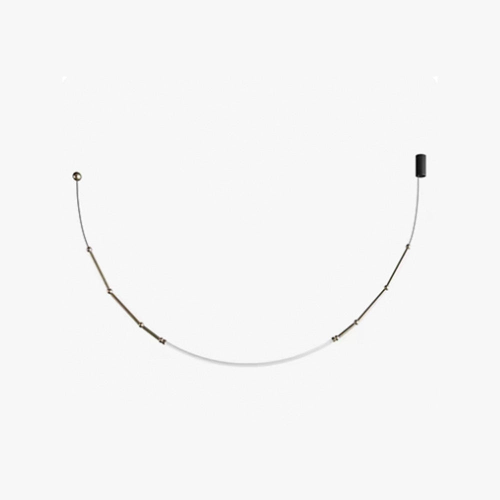 Arisha Modern Lineare LED Pendelleuchte SchwarzSchlaf/Wohnzimmer Metall Silikon