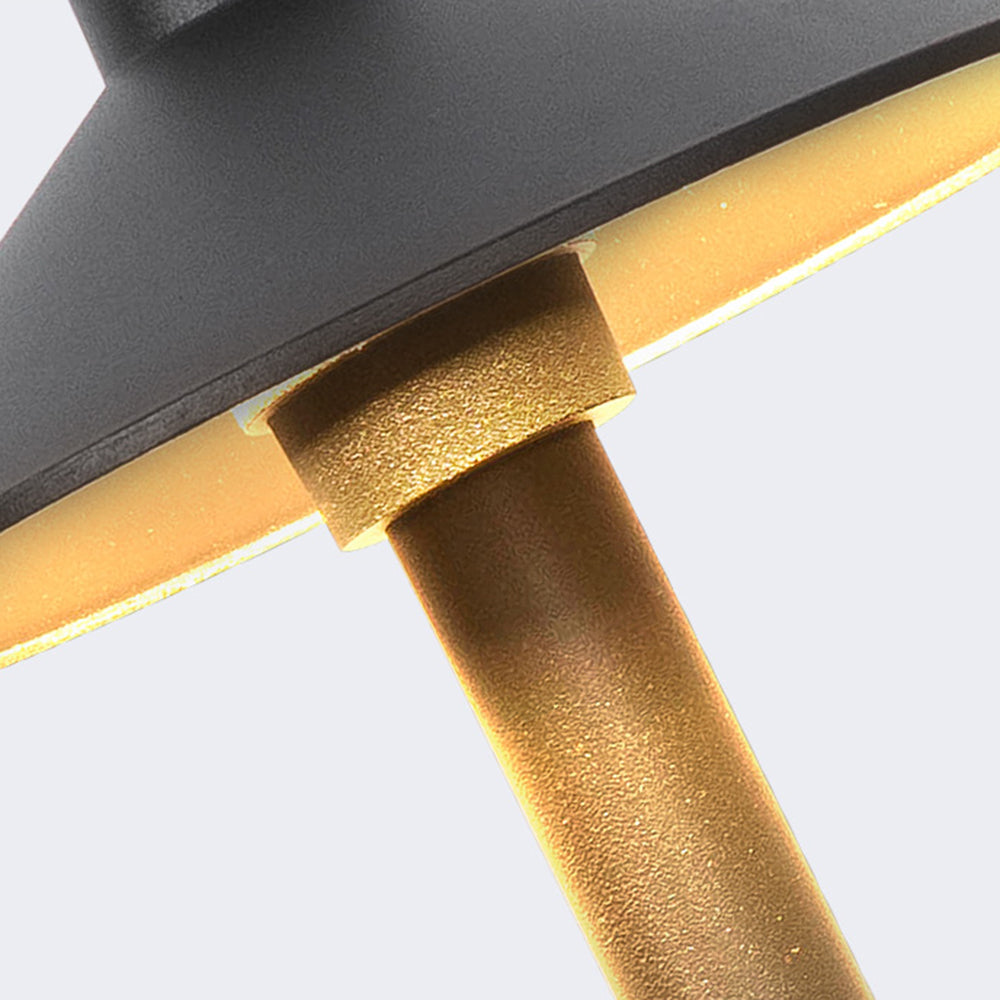 Arisha Modern Design LED Außenleuchte Solar Schwarz Garten Metall