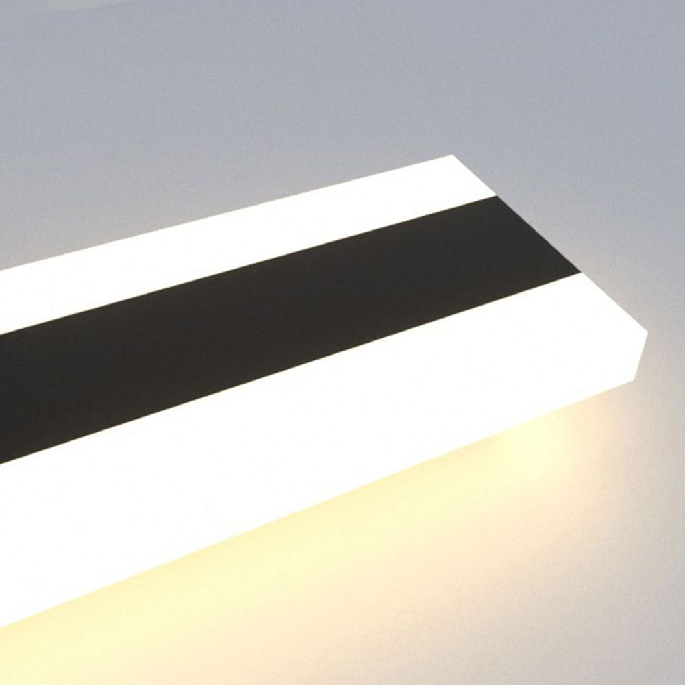 Arisha Minimalist Linear Metall/Acryl Wandleuchte, Badezimmer