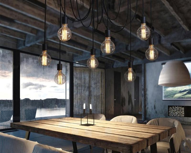 Lustra Kronleuchter Spinne Kabel Industrie-Letslighting
