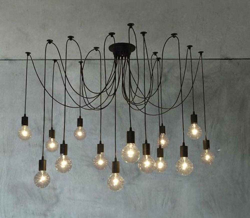 Lustra Kronleuchter Spinne Kabel Industrie-Letslighting