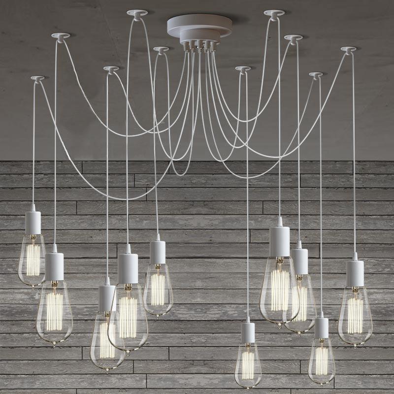 Lustra Kronleuchter Spinne Kabel Industrie-Letslighting