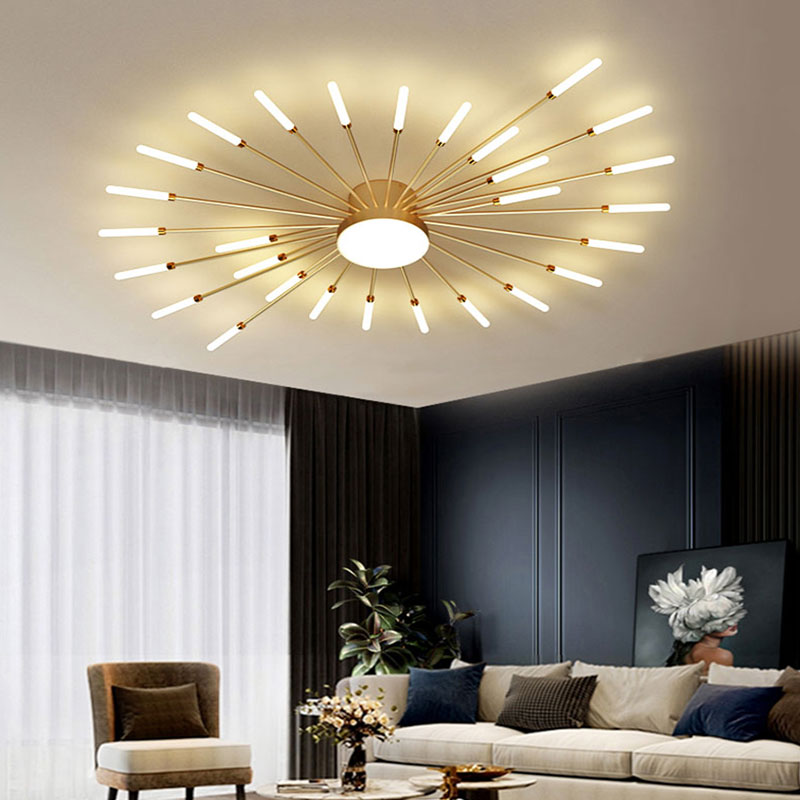 Arisha Deckenleuchte Feuerwerk  Modern Design LED  Wohnzimmer Schlafzimmer
