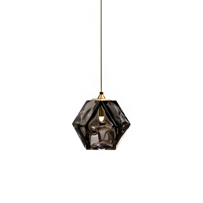 Valentina Design LED Pendelleuchte Metall/Glas Ess/Schlafzimmer