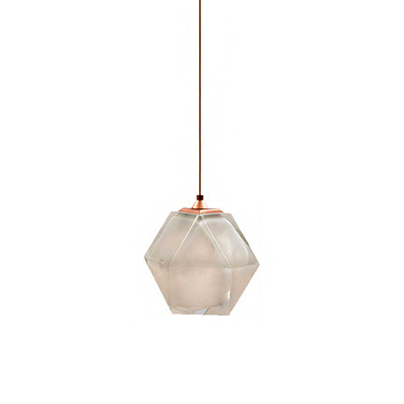 Valentina Design LED Pendelleuchte Metall/Glas Ess/Schlafzimmer