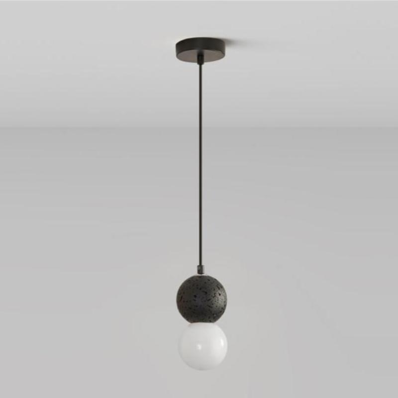 Valentina Modern LED Kugel Pendelleuchte Rosa/Grau/Schwarz/Weiß