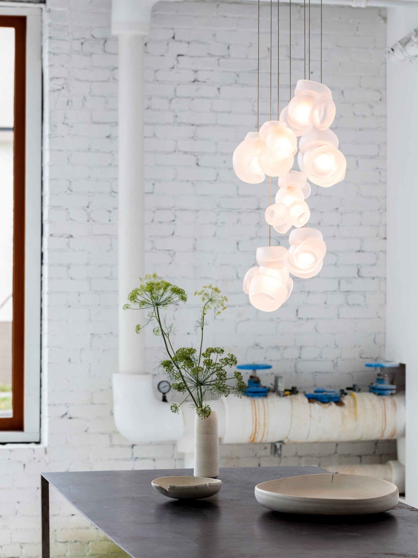 Ushaor Pendelleuchte Glas Individuelle Kreativität-Letslighting