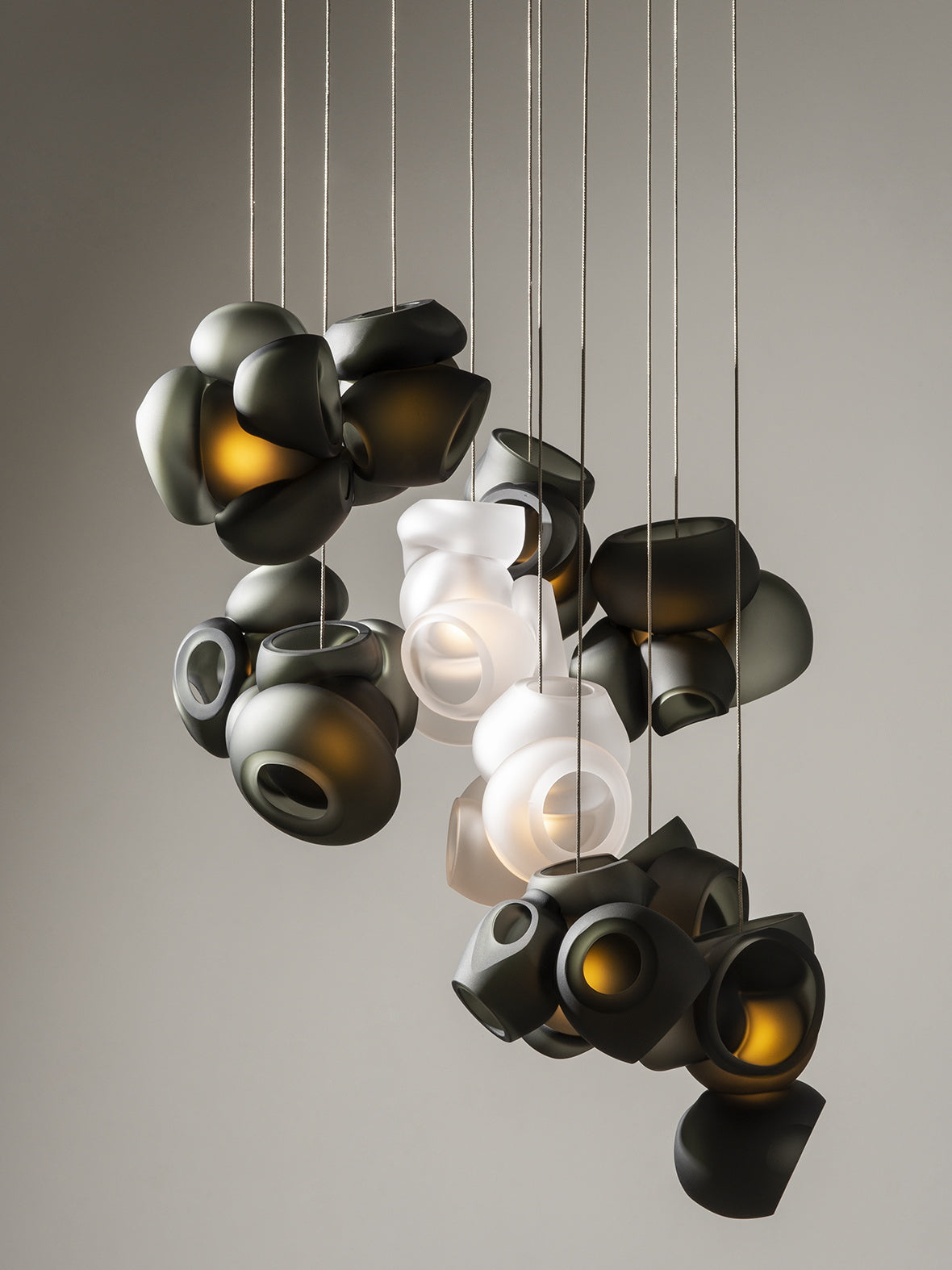 Ushaor Pendelleuchte Glas Individuelle Kreativität-Letslighting