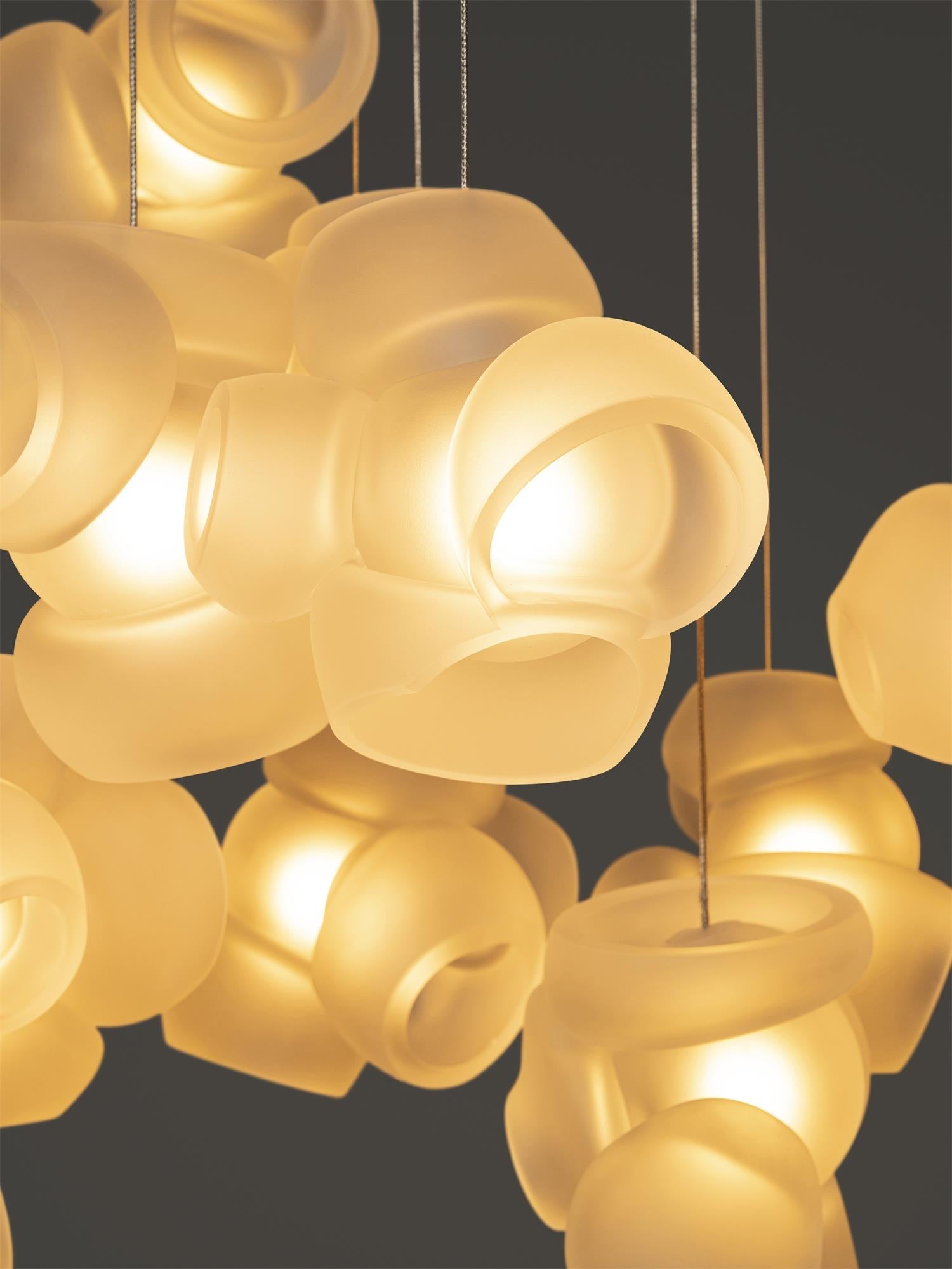 Ushaor Pendelleuchte Glas Individuelle Kreativität-Letslighting