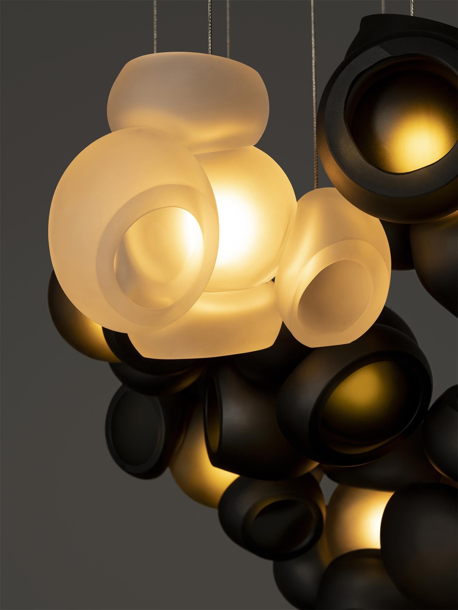 Ushaor Pendelleuchte Glas Individuelle Kreativität-Letslighting