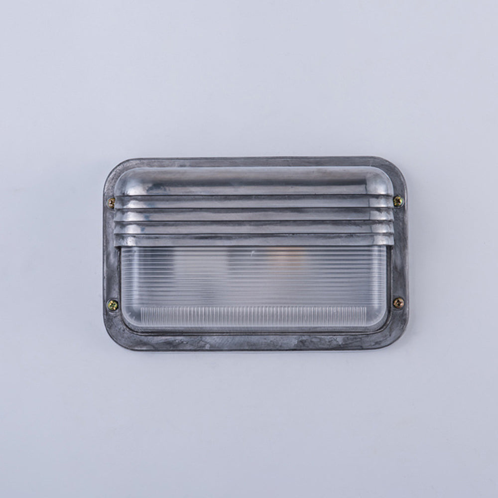 Ray Wasserdichte Wandleuchte Modern Silbrig,Außen, Metall Glas