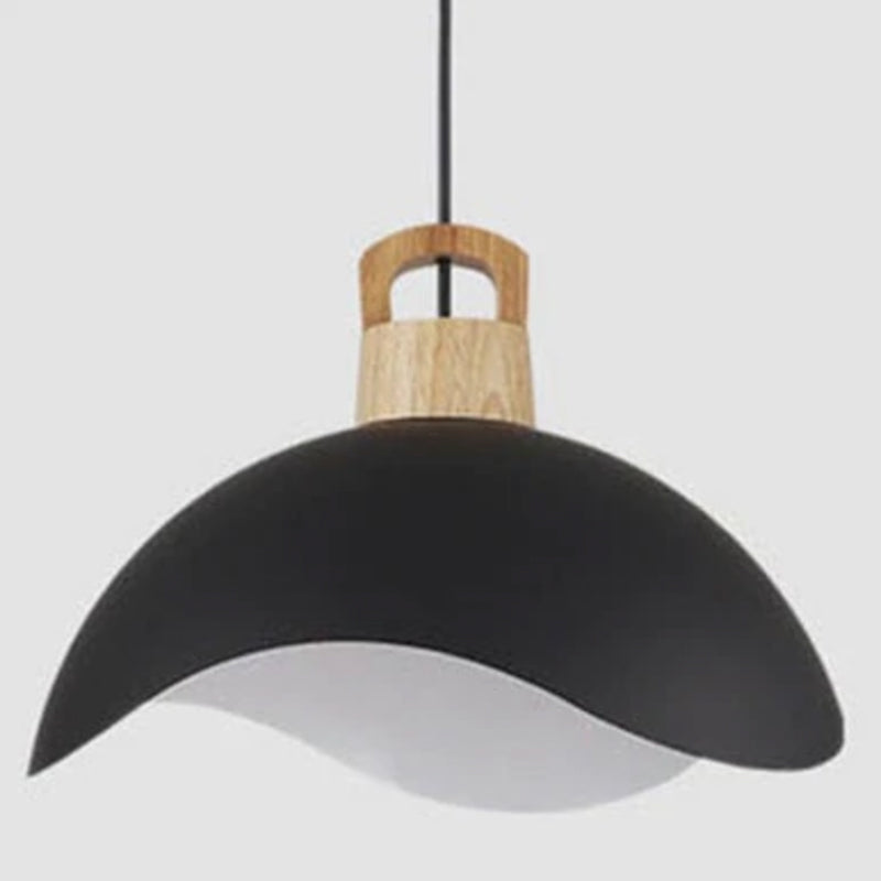 Valentina Design LED Pendelleuchte Schwarz Schlafzimmer/Esszimmer Metall