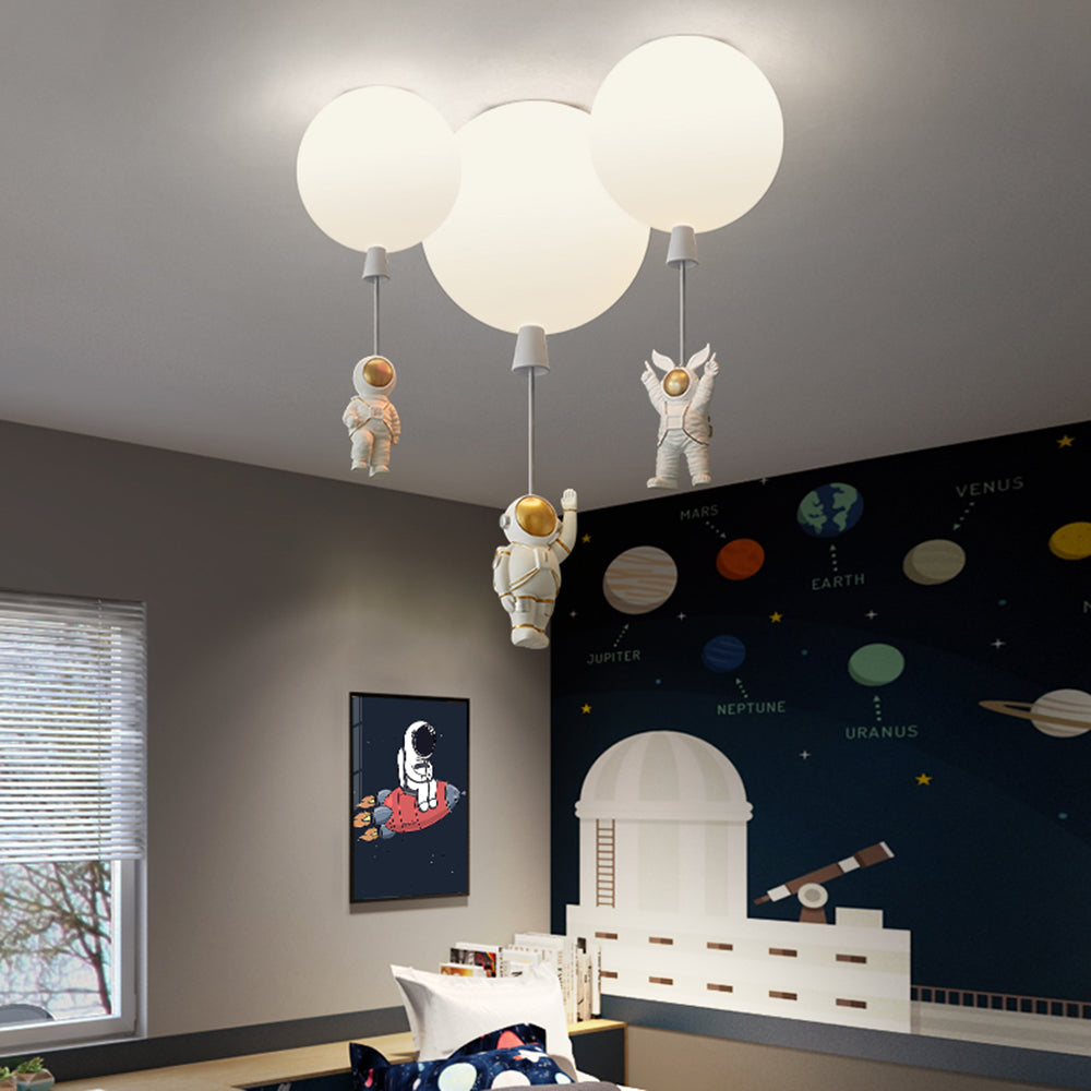Fateh Modern Astronaut Balloon LED Deckenleuchte 8 Farben Kinderzimmer